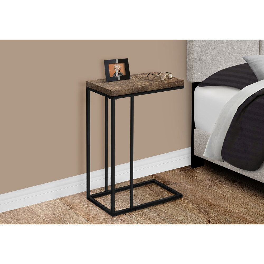 RUSTIC ACCENT TABLE "RECLAIMED WOOD-LOOK"