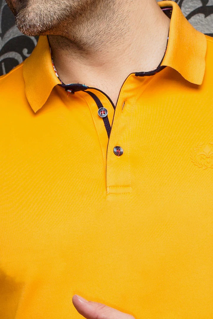 EAGLE POLO - ROYAL/WHITE/TANGERINE/TURQUOISE