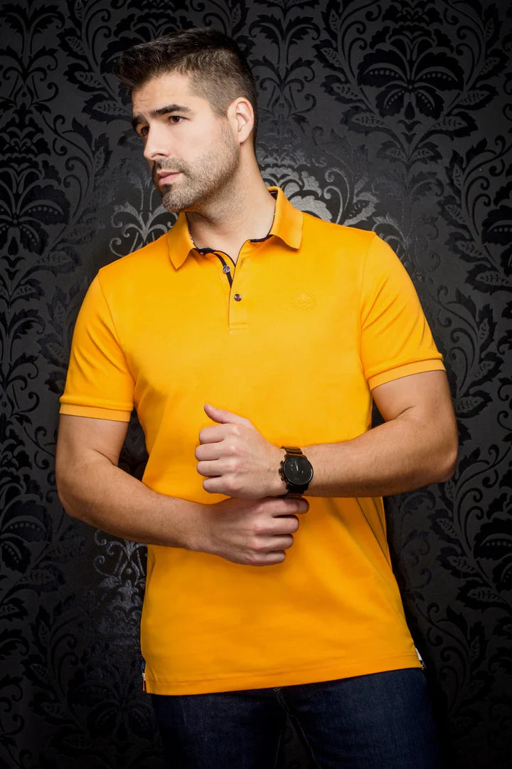 EAGLE POLO - ROYAL/WHITE/TANGERINE/TURQUOISE