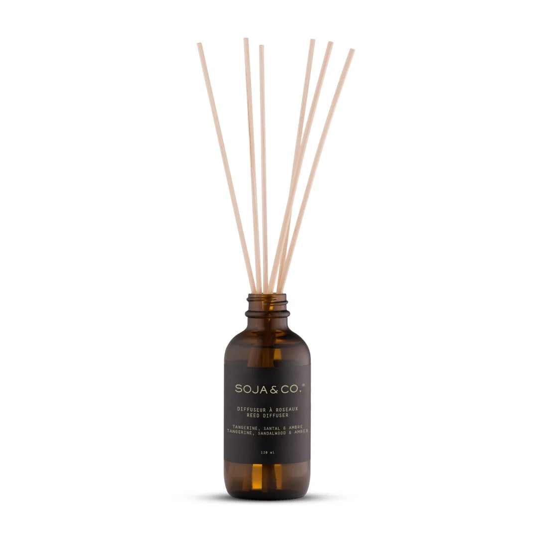 REED DIFFUSER - TANGERINE, SANDALWOOD &amp; AMBER 120ML