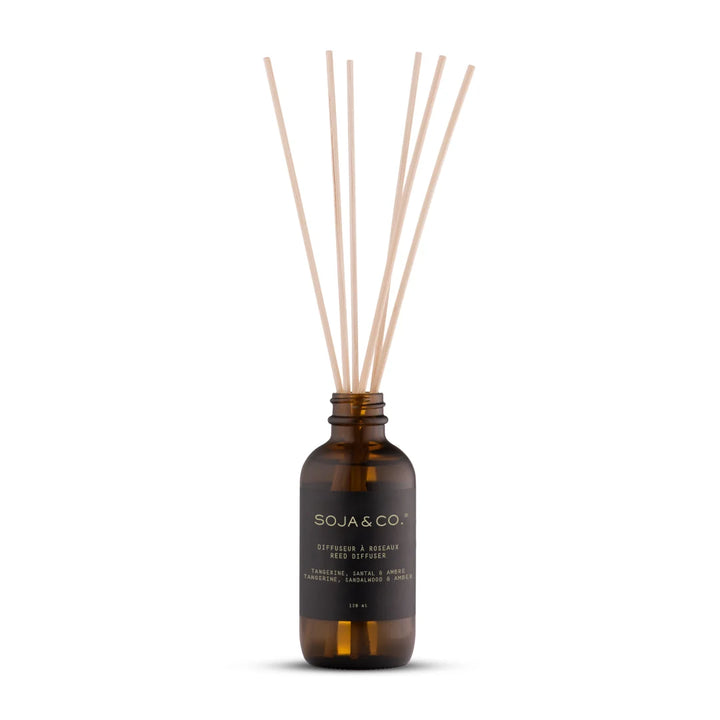 REED DIFFUSER - TANGERINE, SANDALWOOD &amp; AMBER 120ML