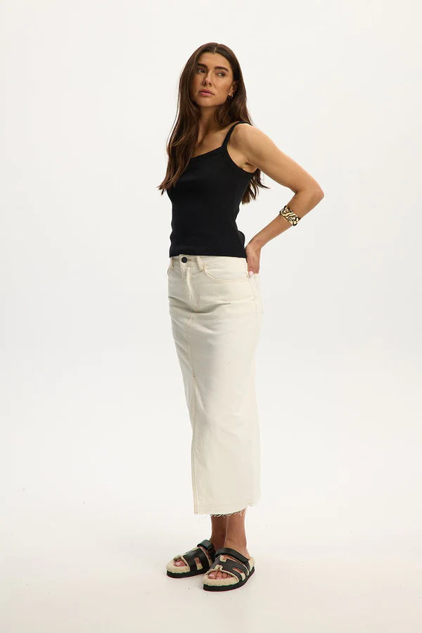 SOLENE SEXYBACK TANK "BLACK"