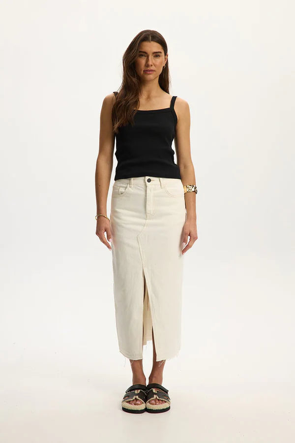 SOLENE SEXYBACK TANK "BLACK"