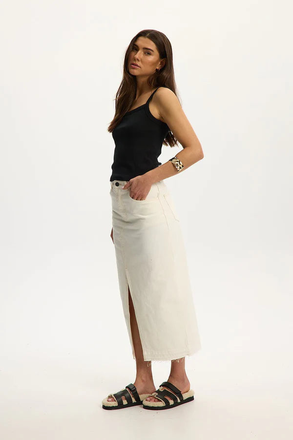 SOLENE SEXYBACK TANK "BLACK"