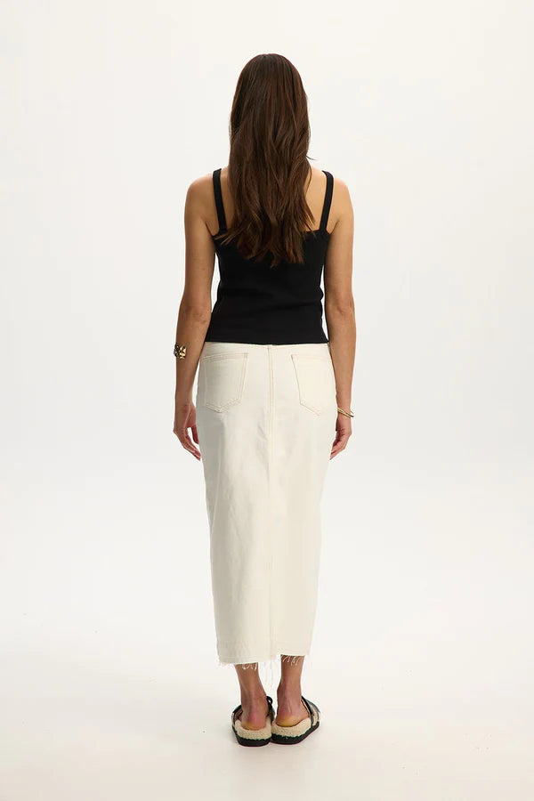 SOLENE SEXYBACK TANK "BLACK"