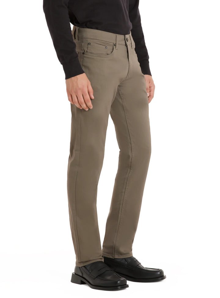 JEFFREY - COTTON SATEEN TROUSERS "TAUPE"