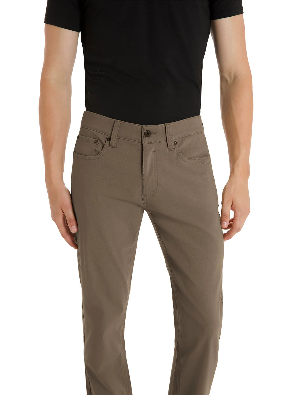 GRANT SUPER FLEX 5 POCKETS PANTS - TAUPE