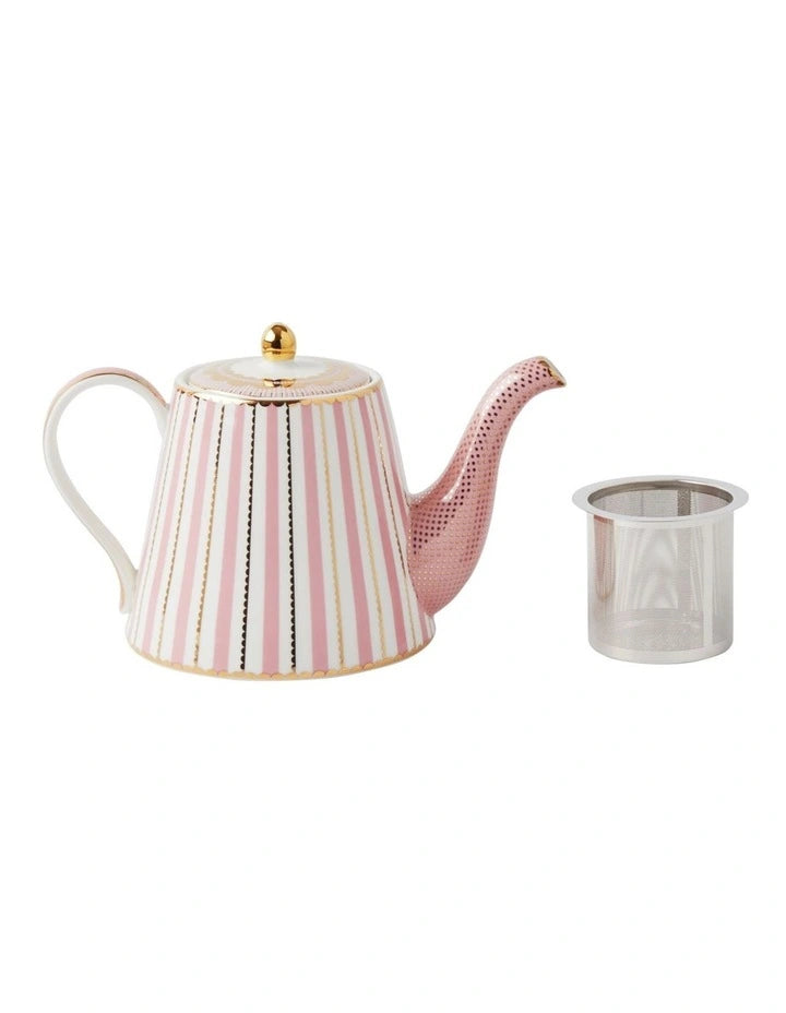 MAXWELL & WILLIAMS - Teas & C's Regency Teapot With Infuser 1L in Pink