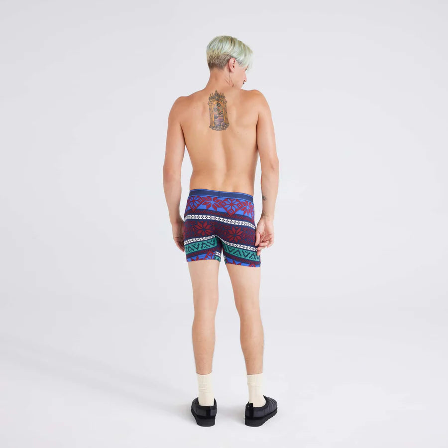 DAYTRIPPER BOXER BRIEF 5" "TECHNO SNOW - MULTI"