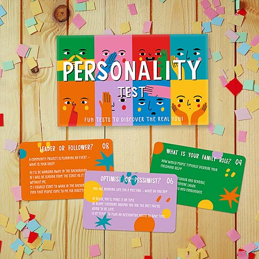 PERSONALITY TEST CARDS