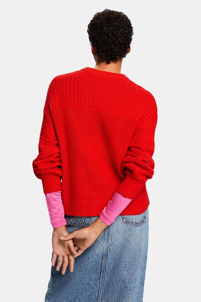 ESPRIT Structured Round Neck Sweater