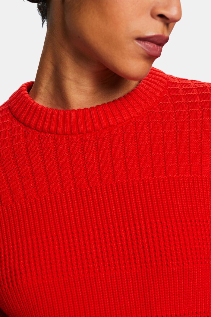ESPRIT Structured Round Neck Sweater