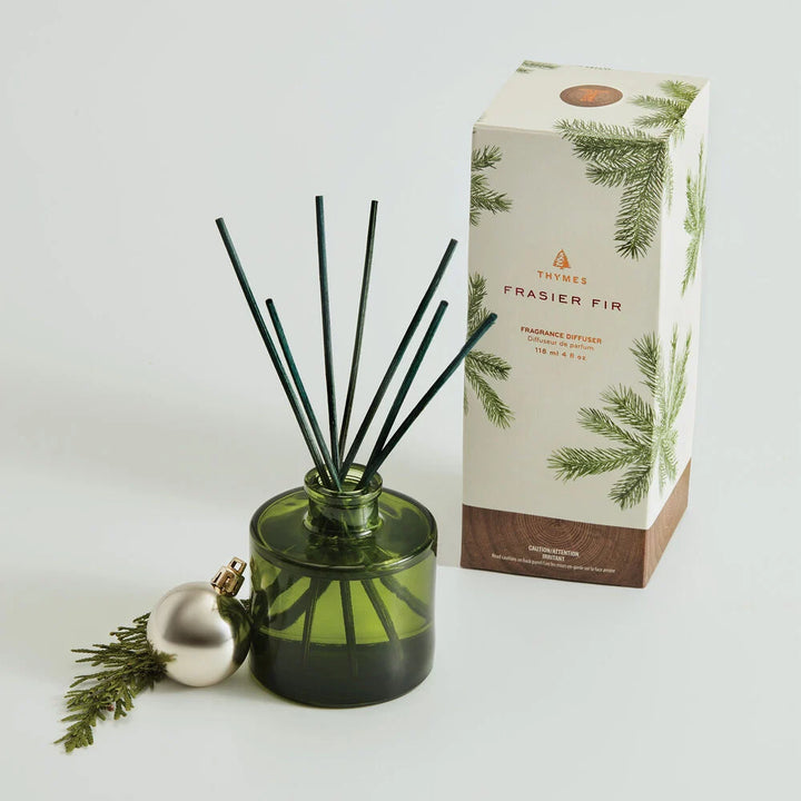 THYMES FRASIER FIR PETITE REED DIFFUSER GREEN