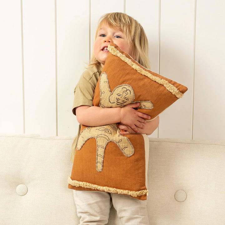 COUSSIN TIGRE TOUFFE 21x12