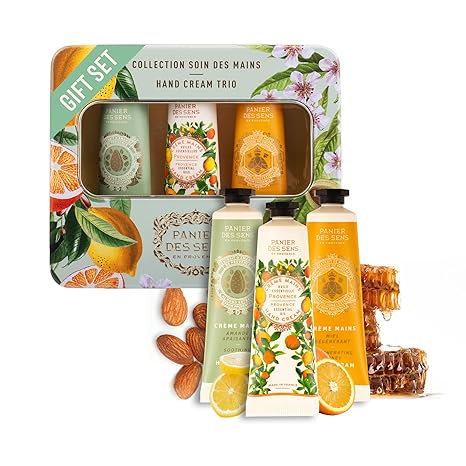 MINI HAND CREAM SET (ALMOND, CITRUS, AND HONEY)