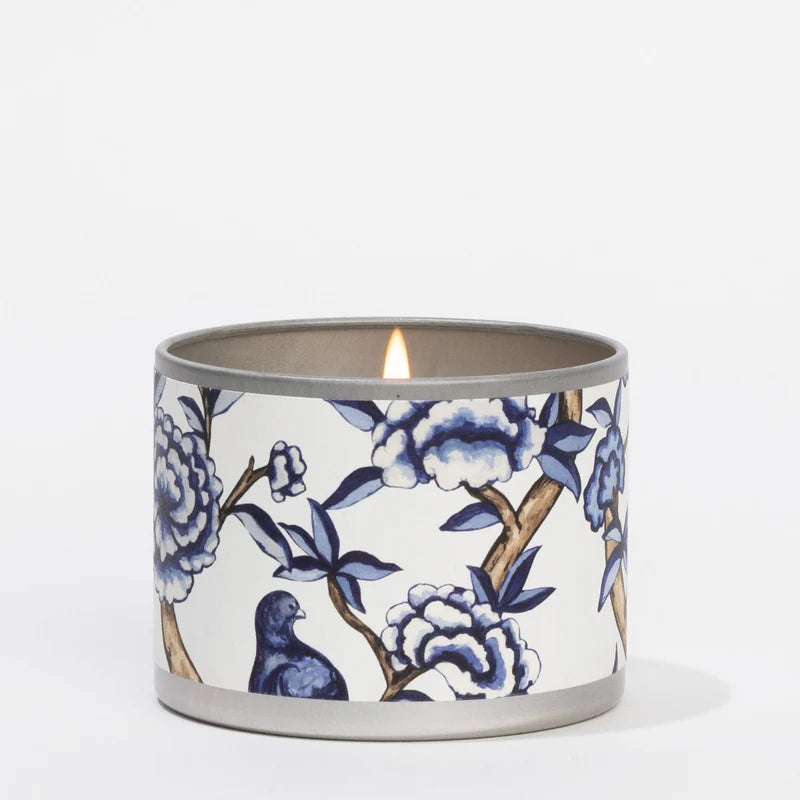 CLASSIC LINEN TIN CANDLE