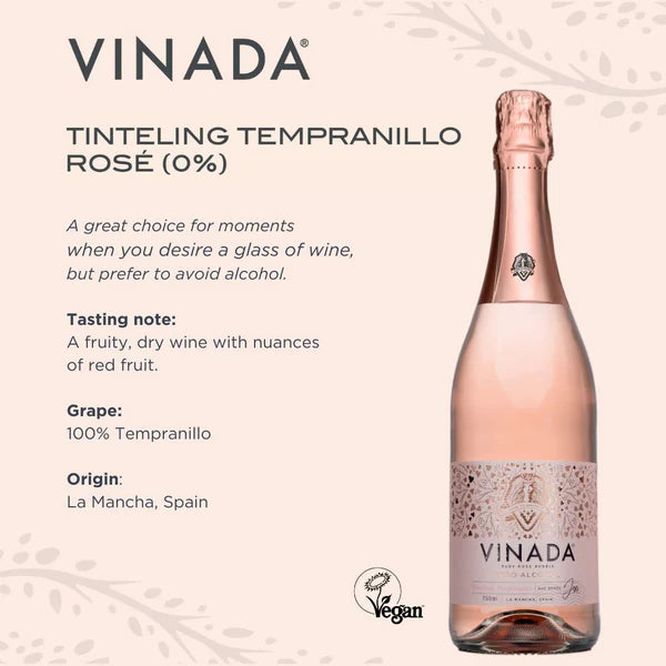 TINTELING TEMPRANILLO ROSE WINE 0% 750ML