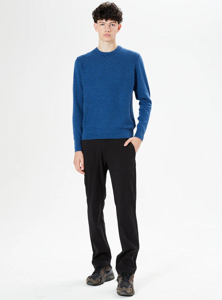 TOBIE - HEAT-FLEX BRUSHED CHINO PANTS "BLACK"