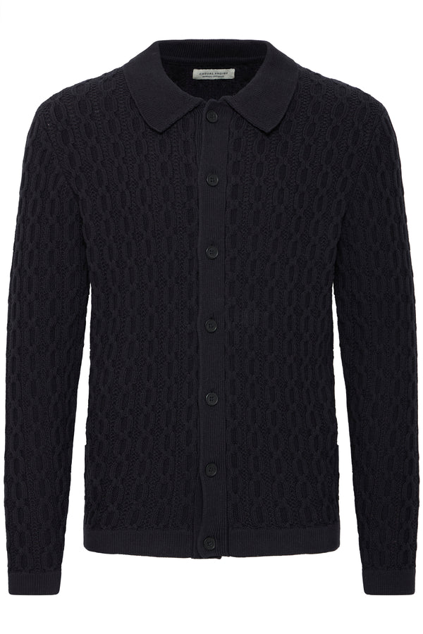 CFTOKE CABLE CARDIGAN "DARK NAVY"
