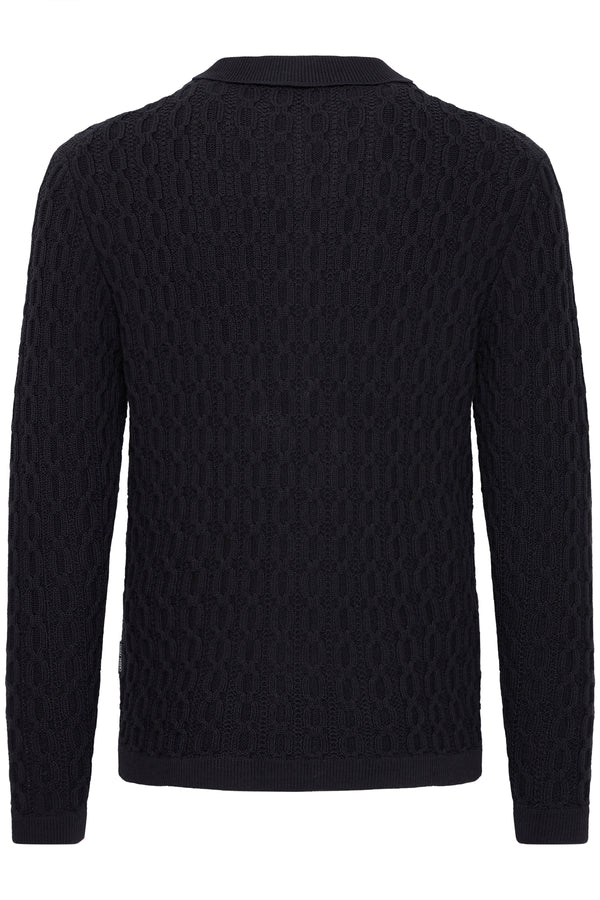 CFTOKE CABLE CARDIGAN "DARK NAVY"