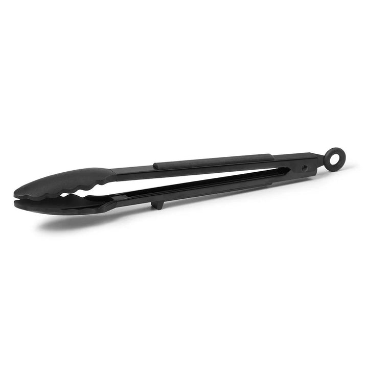 RICARDO SILICONE TONGS - BLACK 9"/23cm