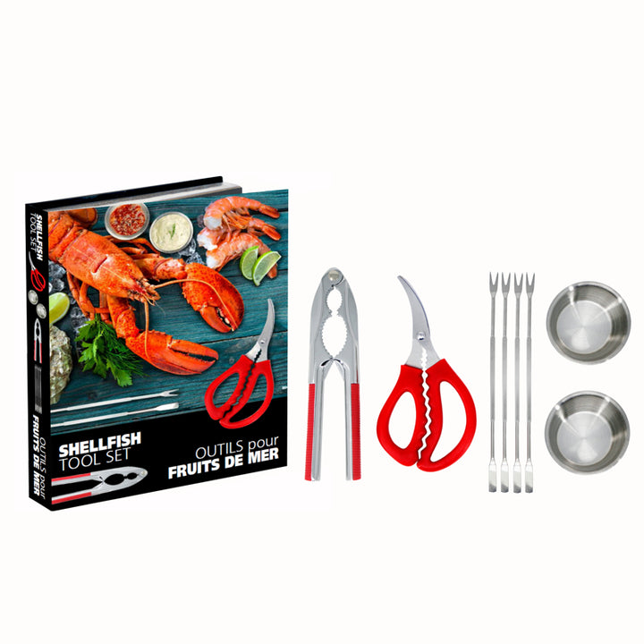 8 PIECE SHELLFISH TOOL SET