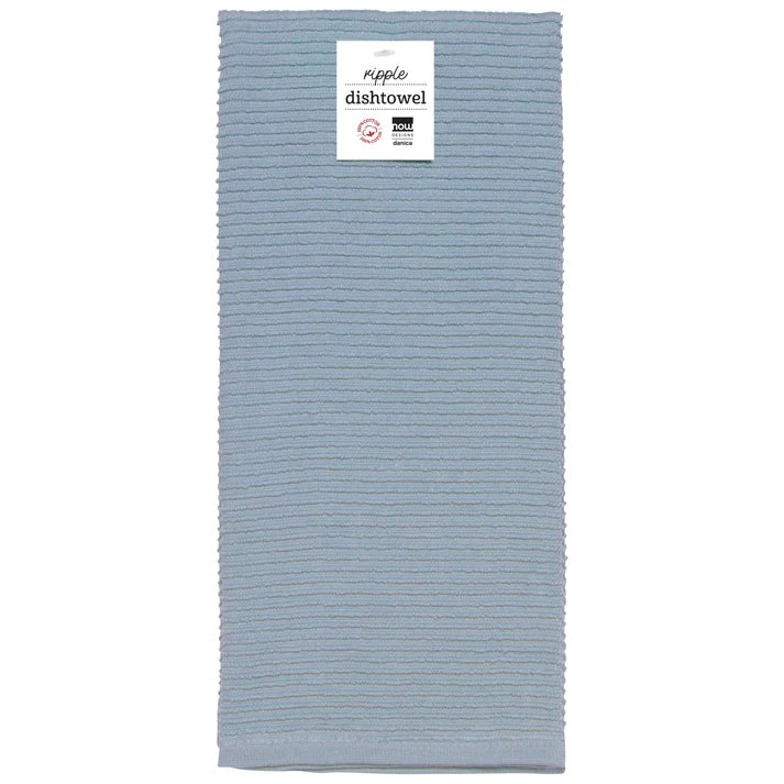 SLATE BLUE RIPPLE DISHTOWEL