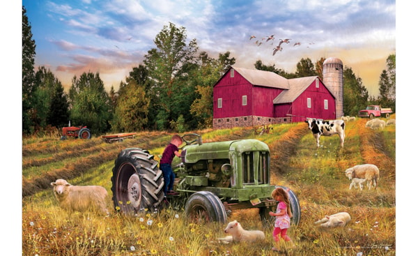 TRACTOR TIN - 550-PIECE PUZZLE