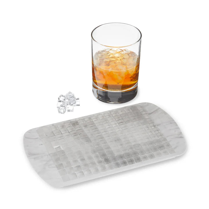 MINI ICE CUBE TRAY IN GRAY MARBLE