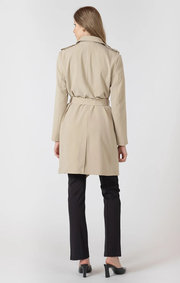 BELTED TRENCH "CAFE AU LAIT"