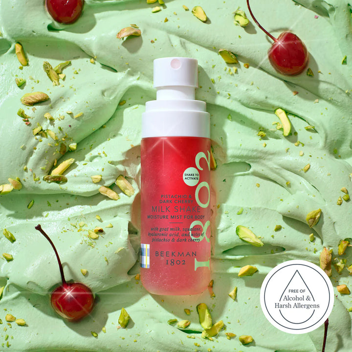 PISTACHIO &amp; DARK CHERRY 3 PIECE BODYCARE GIFTSET