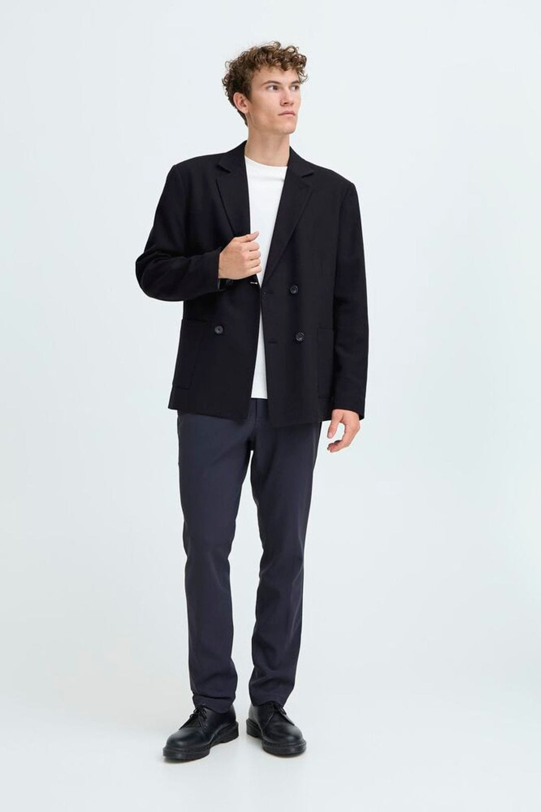 CFTRITON STRUCTURED BLAZER "DARK NAVY"