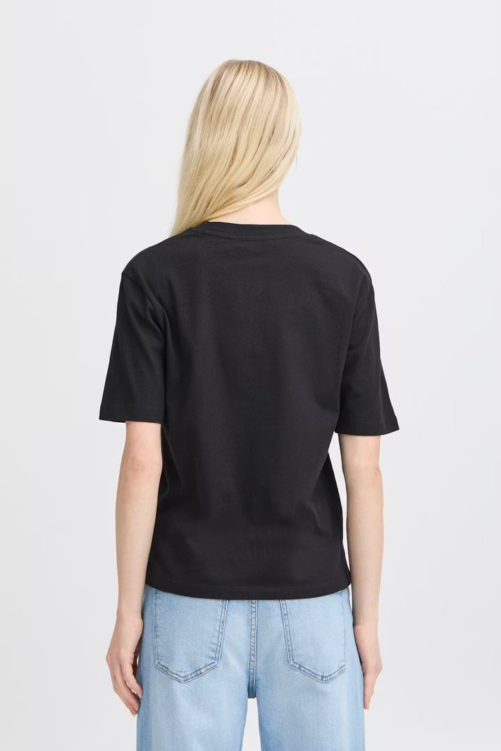 BYTROLLO CREWNECK T-SHIRT "BLACK"