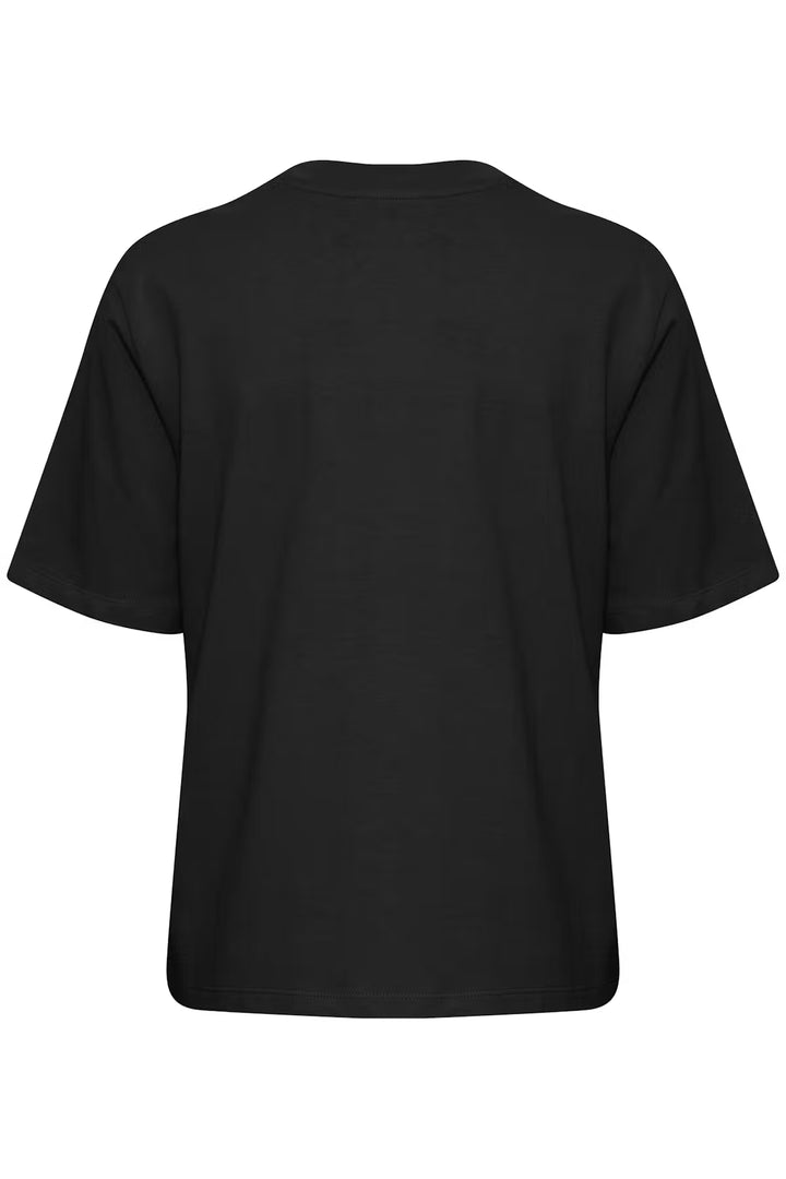 BYTROLLO CREWNECK T-SHIRT "BLACK"