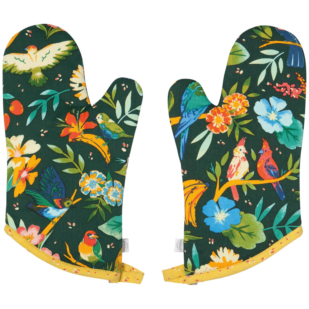 TROPICAL TROVE OVEN MITTS - SET OF 2