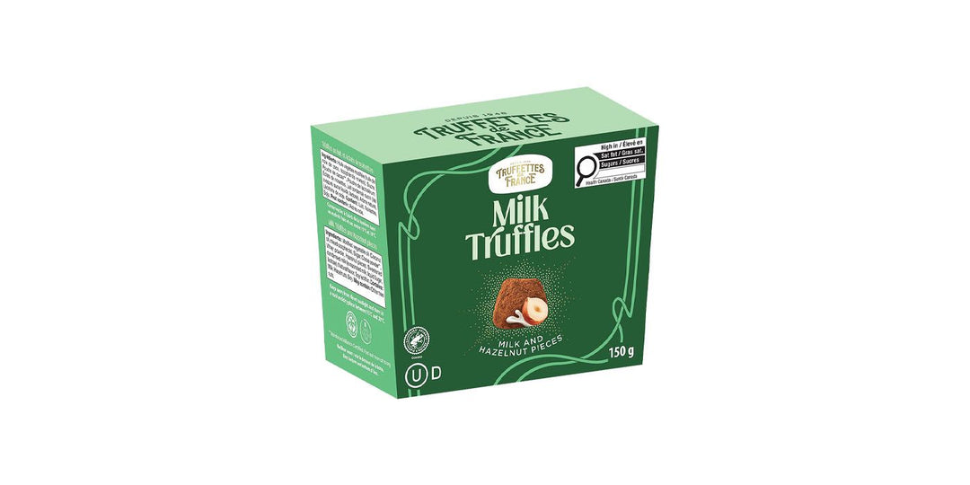 HAZELNUT FLAVOURED CHOCOLATE TRUFFLES 150G