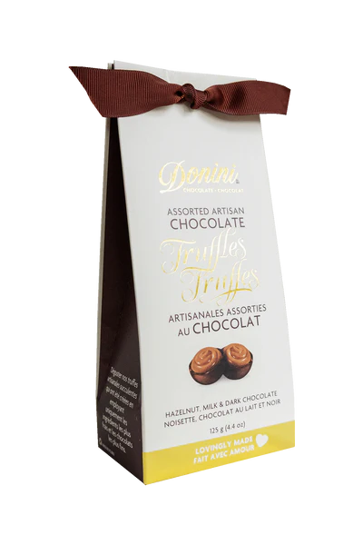 ASSORTED ARTISAN CHOCOLATE WRAPPED TRUFFLES BOX