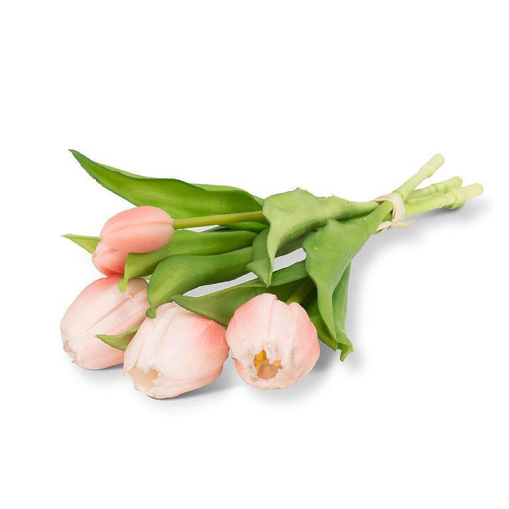 LIFELIKE 5 STEM TULIP BUNCH - PINK 12&