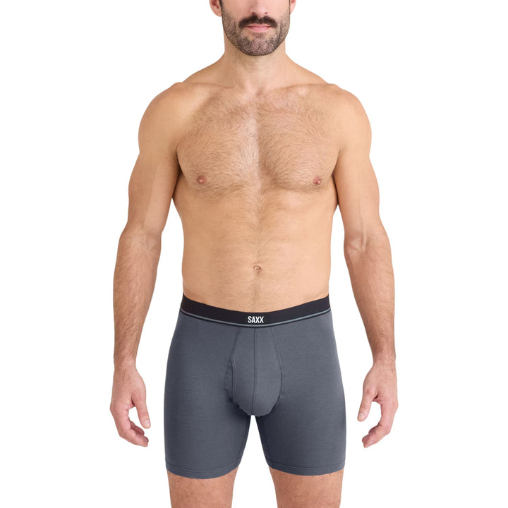 ESSENTIAL COTTON BOXER BRIEFS "TURBULENCE"