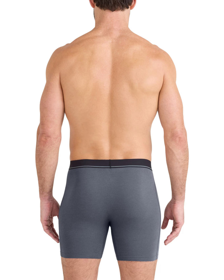 ESSENTIAL COTTON BOXER BRIEFS "TURBULENCE"