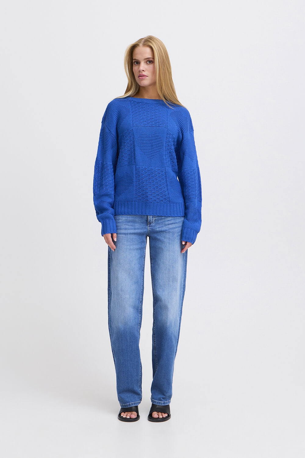 IHAGNETE SWEATER "TURKISH BLUE"