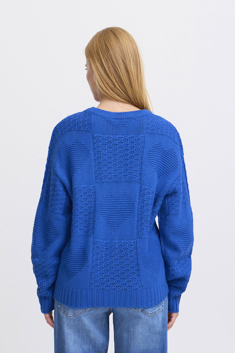 IHAGNETE SWEATER "TURKISH BLUE"