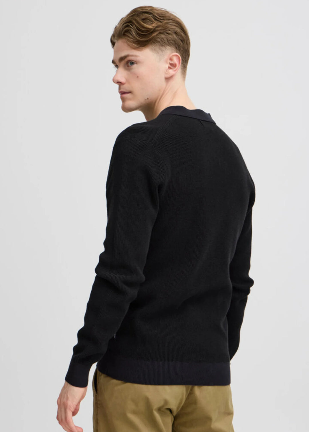 CFKARL TWO TONE POLO KNIT "DARK NAVY"