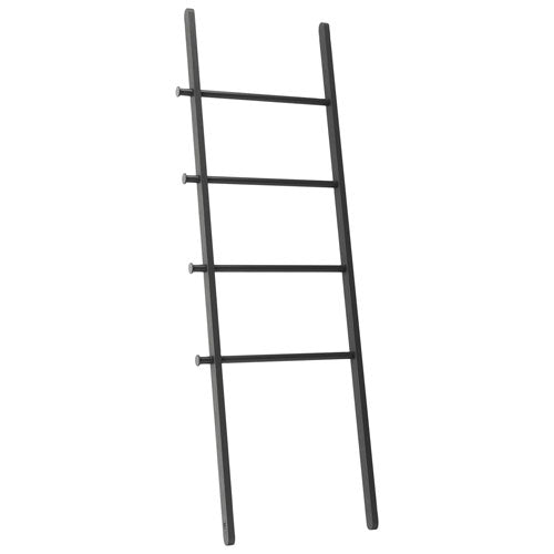 UMBRA LEANA LADDER TOWEL RACK - BLACK 60 inches tall