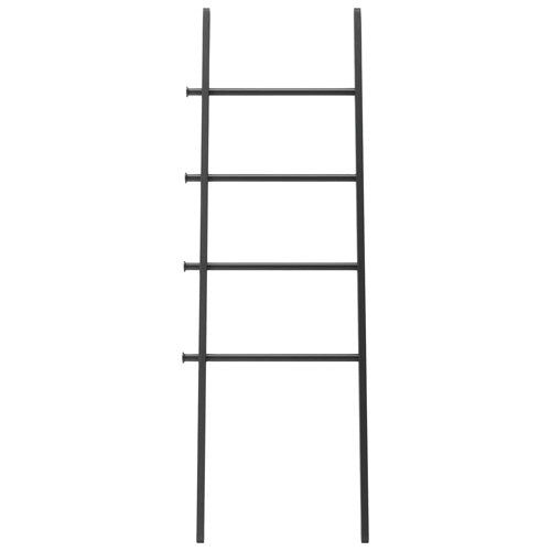 UMBRA LEANA LADDER TOWEL RACK - BLACK 60 inches tall