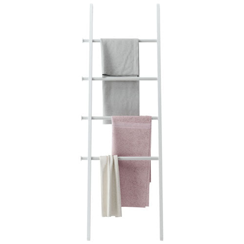 UMBRA LEANA LADDER TOWEL RACK - WHITE  60 inches tall