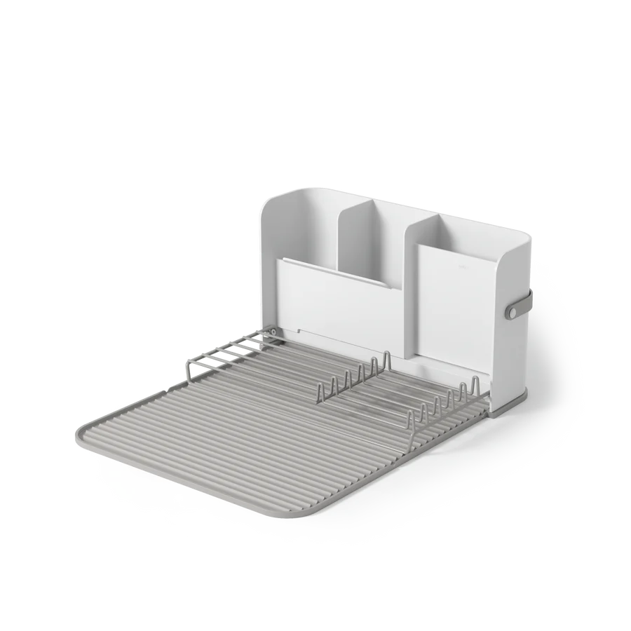 UMBRA SLING DISH RACK - WHITE/GREY