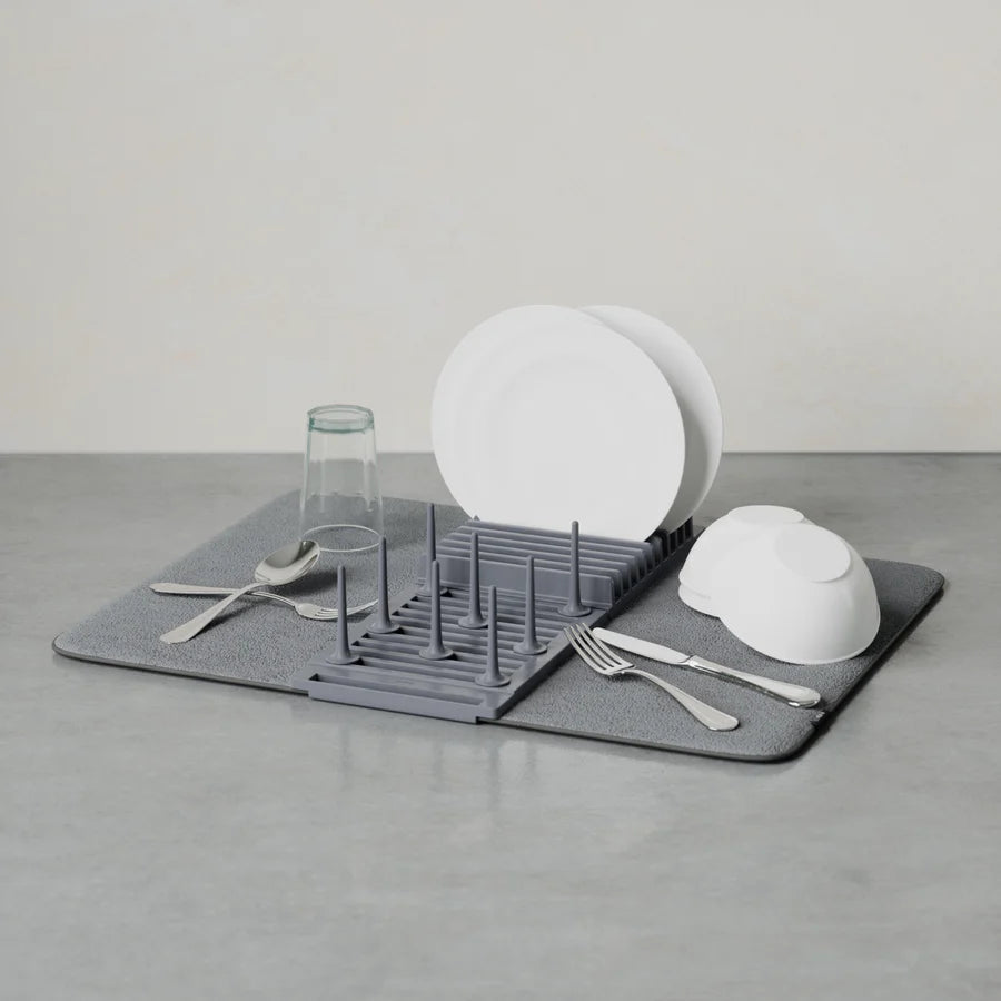 UMBRA UDRY DRYING RACK WITH MAT - CHARCOAL