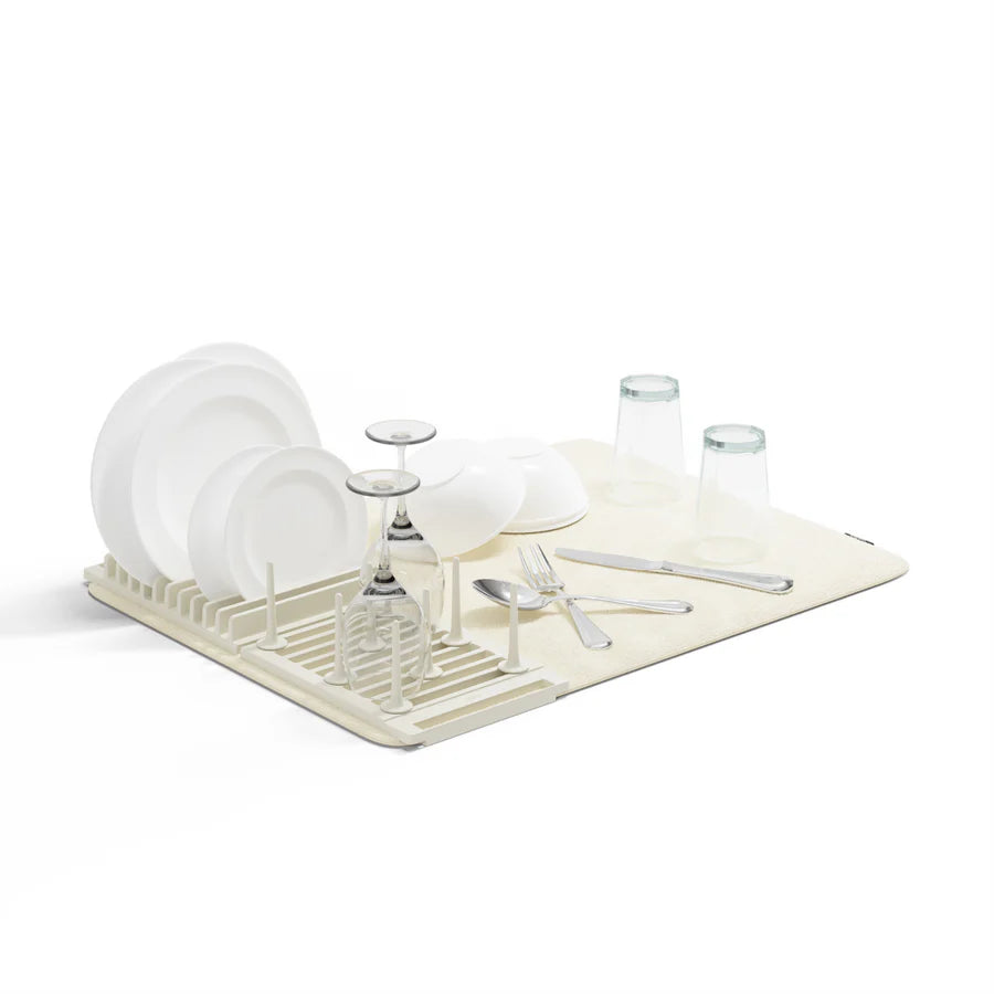 UMBRA UDRY DRYING RACK WITH MAT - LINEN