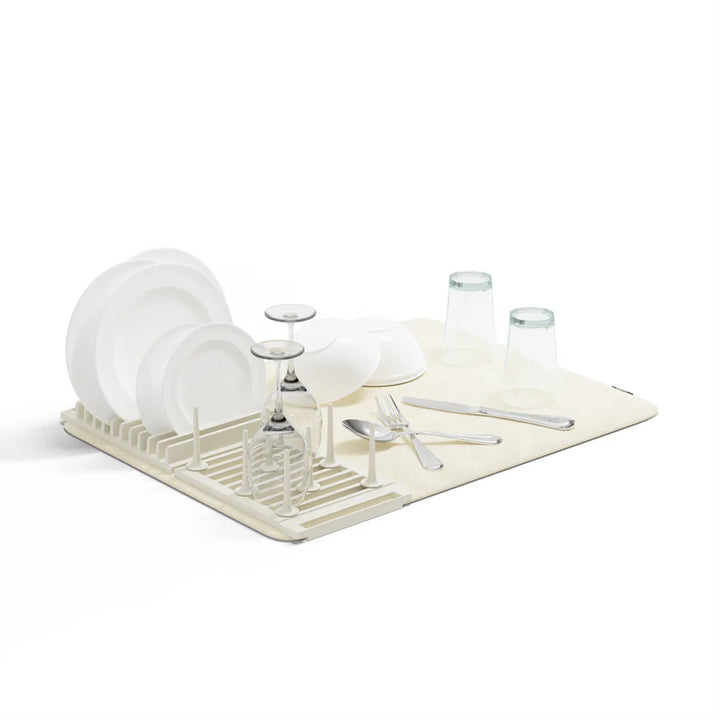 UMBRA UDRY DRYING RACK WITH MAT - LINEN